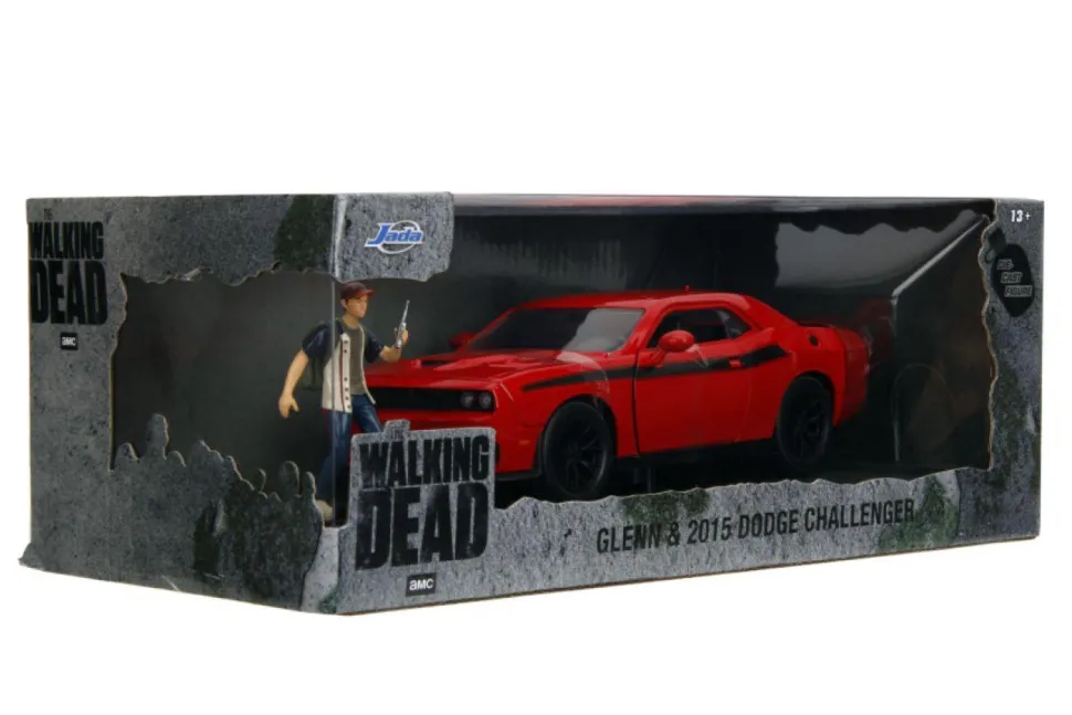 The Walking Dead - Glen & 2015 Dodge Challenger 124th Scale Die-Cast Vehicle Replica