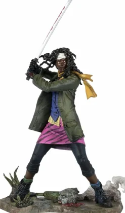 The Walking Dead - Michonne Gallery 10" PVC Diorama Statue