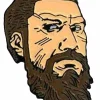 The Walking Dead - Old Rick Grimes Enamel Pin
