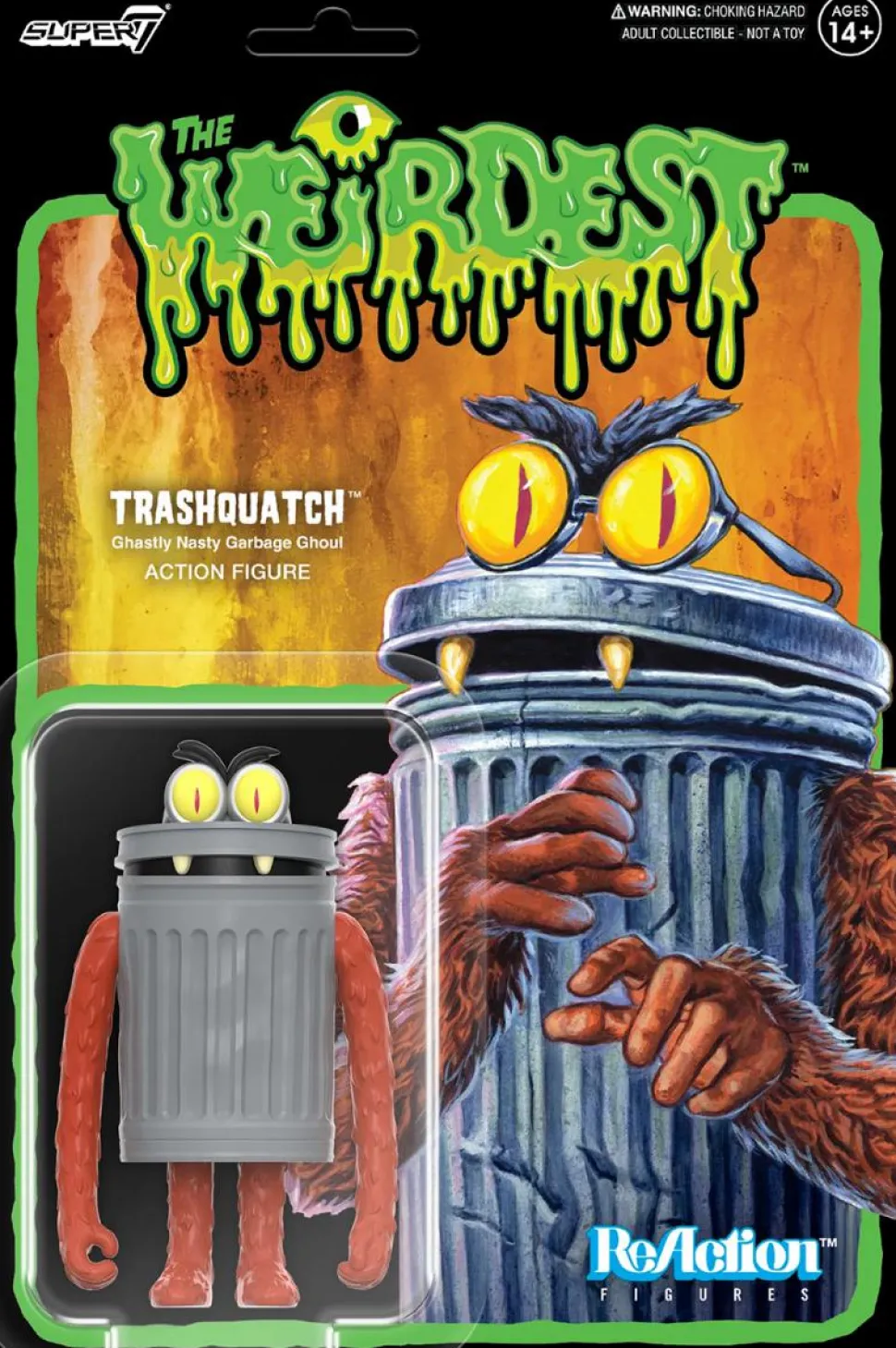 The Weirdest - Trashquatch ReAction 3.75" Action Figure (Wave 1)