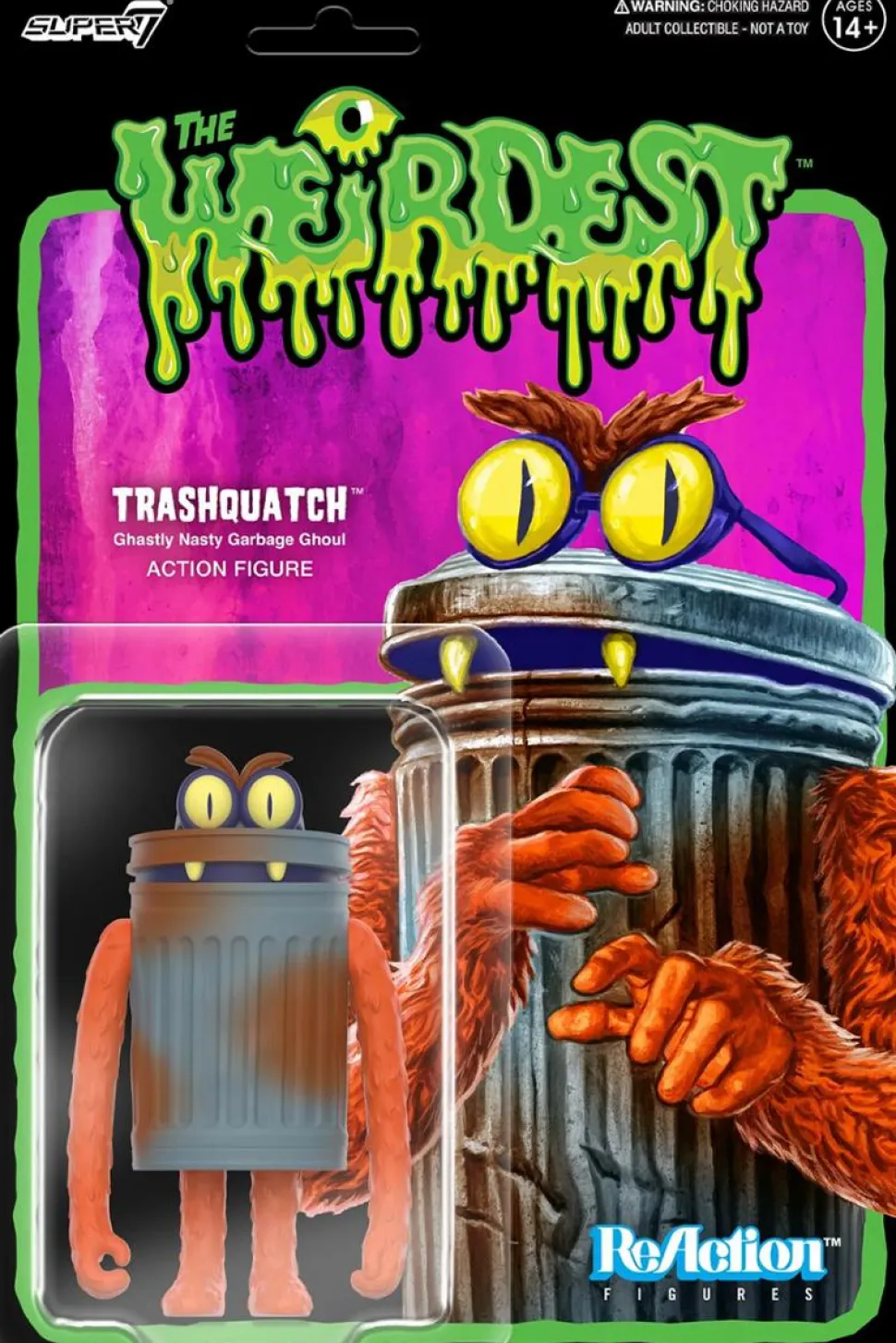 The Weirdest - Trashquatch (Rotten Rangers) ReAction 3.75" Action Figure (Wave 5)