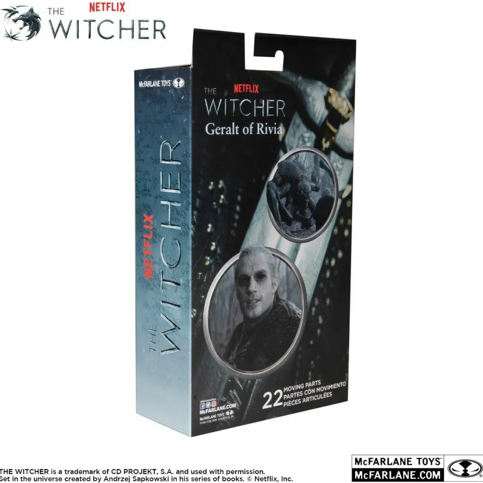 The Witcher (2019) - Geralt of Rivia (Kikimora Battle) 7” Scale Action Figure