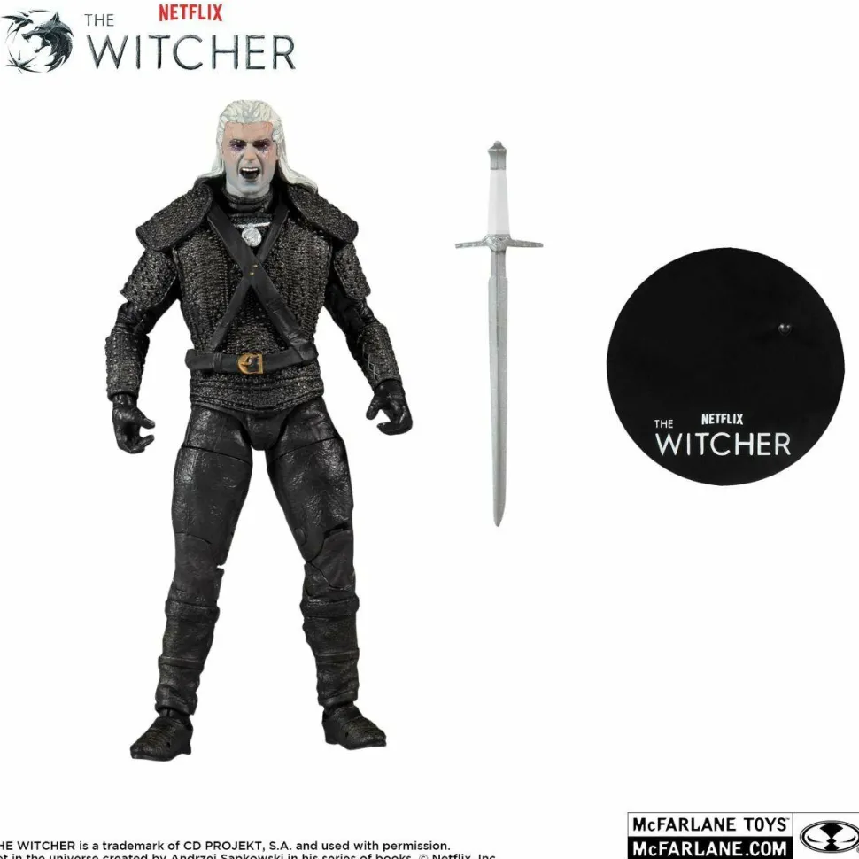 The Witcher (2019) - Geralt of Rivia (Kikimora Battle) 7” Scale Action Figure