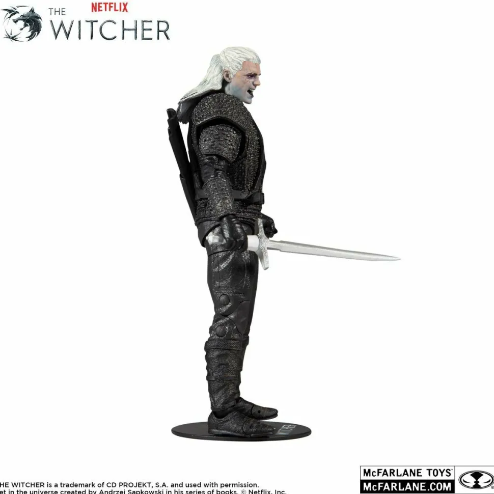 The Witcher (2019) - Geralt of Rivia (Kikimora Battle) 7” Scale Action Figure