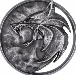 The Witcher (2019) - Wolf Medallion Wall Plaque 8" Prop Replica