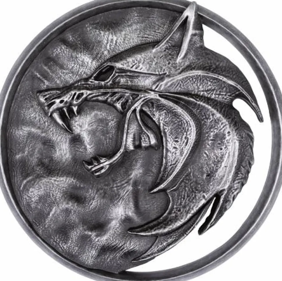 The Witcher (2019) - Wolf Medallion Wall Plaque 8" Prop Replica