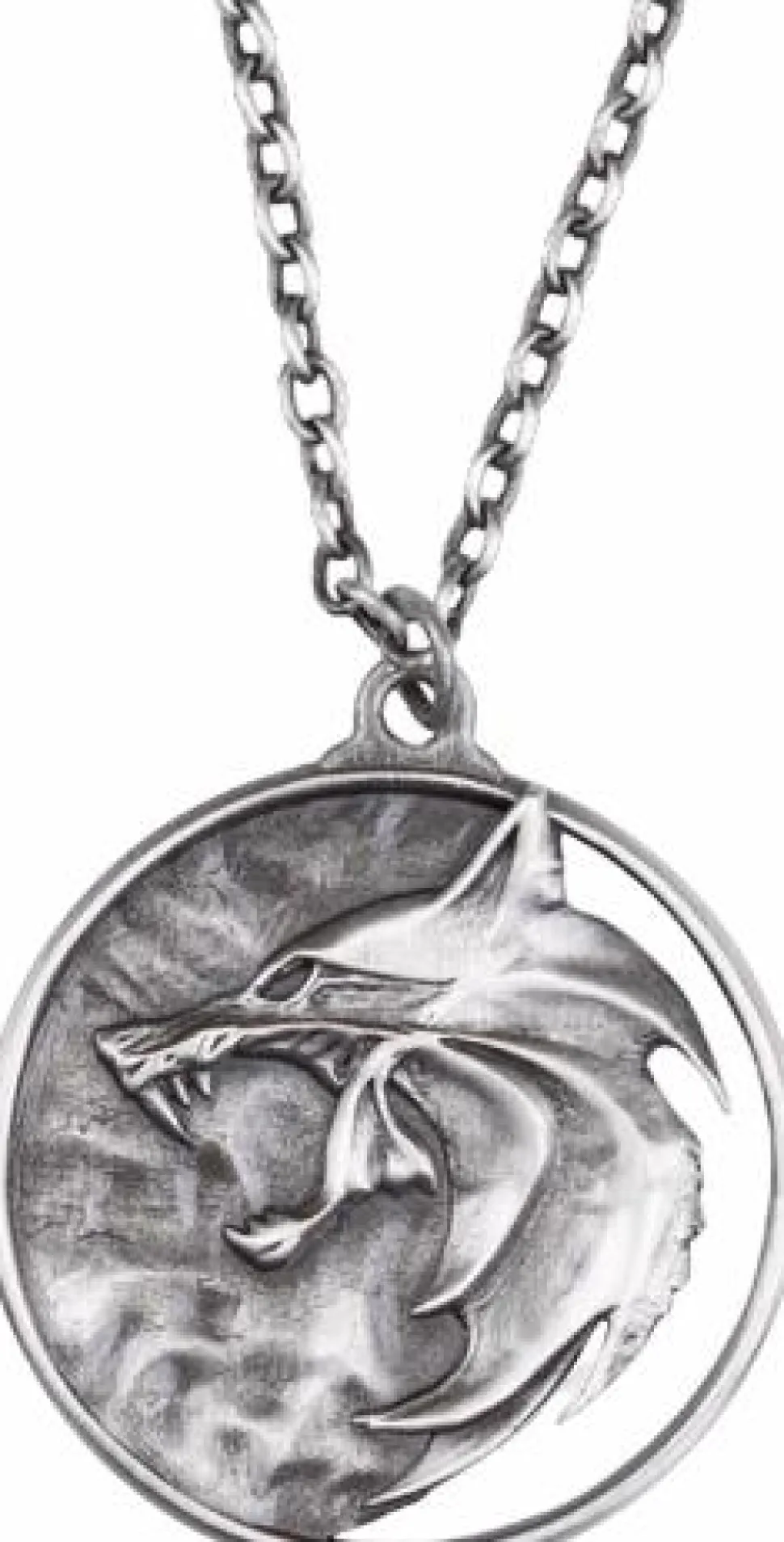 The Witcher (2019) - Wolf Medallion Necklace 1:1 Scale Life-Size Prop Replica