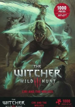 The Witcher 3: Wild Hunt - Ciri and the Wolves 1000 Piece Jigsaw Puzzle