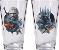 The Witcher 3: Wild Hunt - Geralt and Eredin Pint Glass (Set of 2)