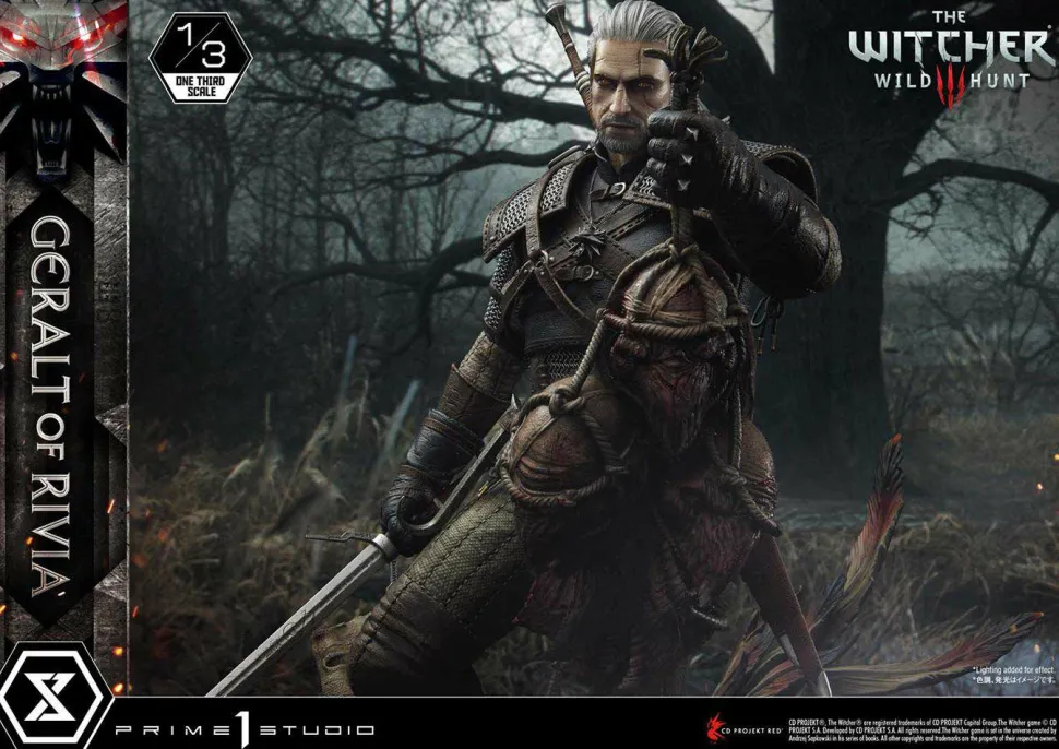 The Witcher 3: Wild Hunt - Geralt of Rivia 1/3 Scale Statue (Int Sales Only)