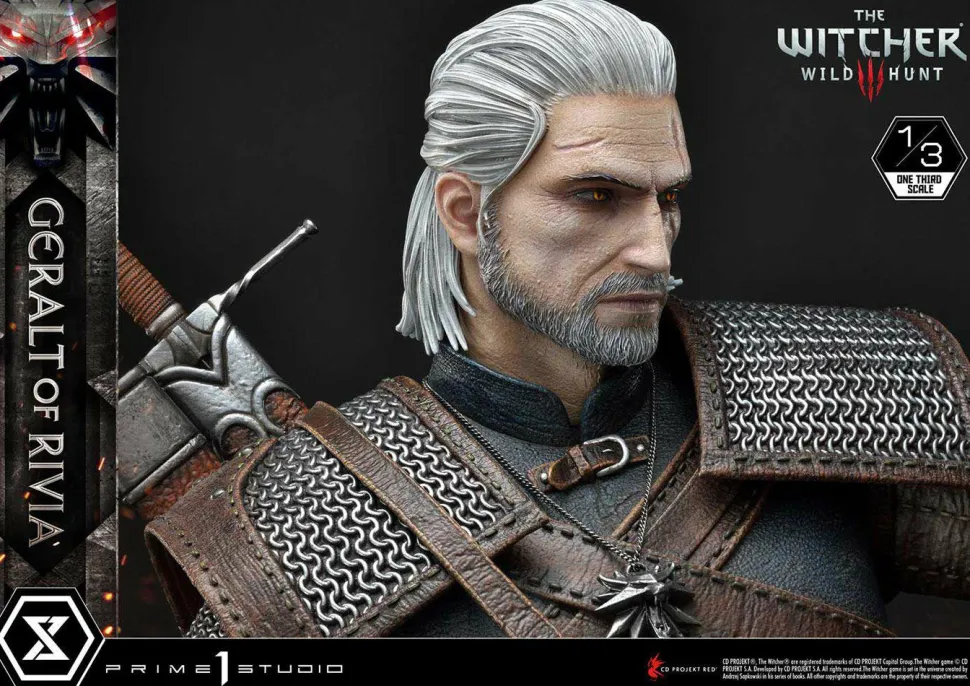 The Witcher 3: Wild Hunt - Geralt of Rivia 1/3 Scale Statue (Int Sales Only)