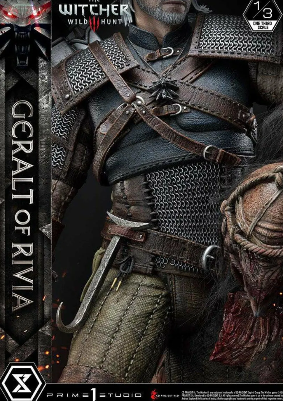The Witcher 3: Wild Hunt - Geralt of Rivia 1/3 Scale Statue (Int Sales Only)