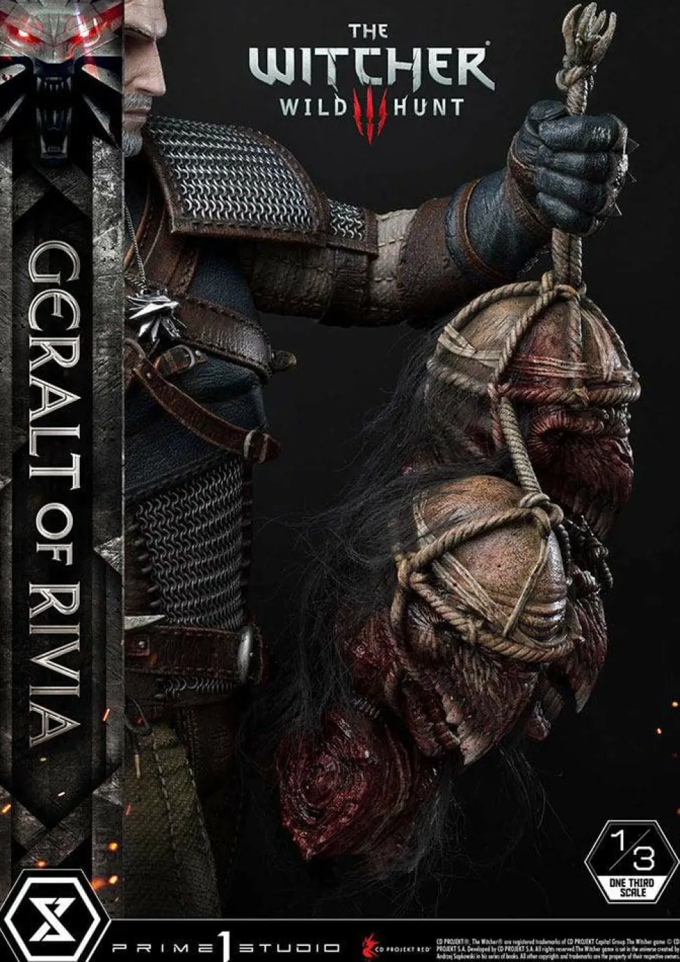 The Witcher 3: Wild Hunt - Geralt of Rivia 1/3 Scale Statue (Int Sales Only)