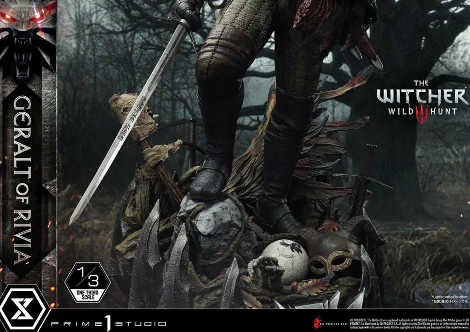 The Witcher 3: Wild Hunt - Geralt of Rivia 1/3 Scale Statue (Int Sales Only)