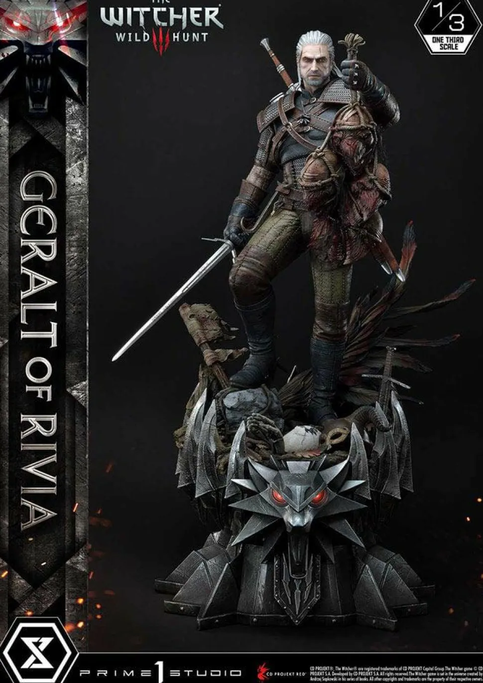 The Witcher 3: Wild Hunt - Geralt of Rivia 1/3 Scale Statue (Int Sales Only)