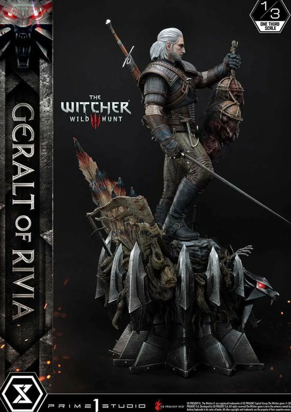 The Witcher 3: Wild Hunt - Geralt of Rivia 1/3 Scale Statue (Int Sales Only)