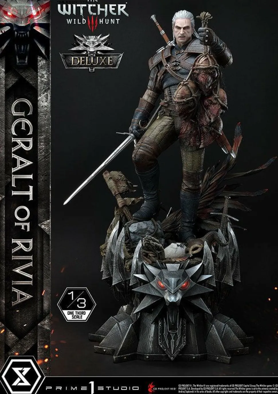 The Witcher 3: Wild Hunt - Geralt of Rivia Deluxe 1/3 Scale Statue (Int Sales Only)