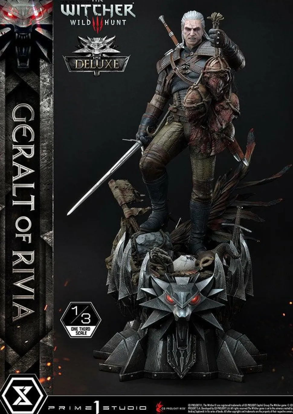 The Witcher 3: Wild Hunt - Geralt of Rivia Deluxe 1/3 Scale Statue (Int Sales Only)