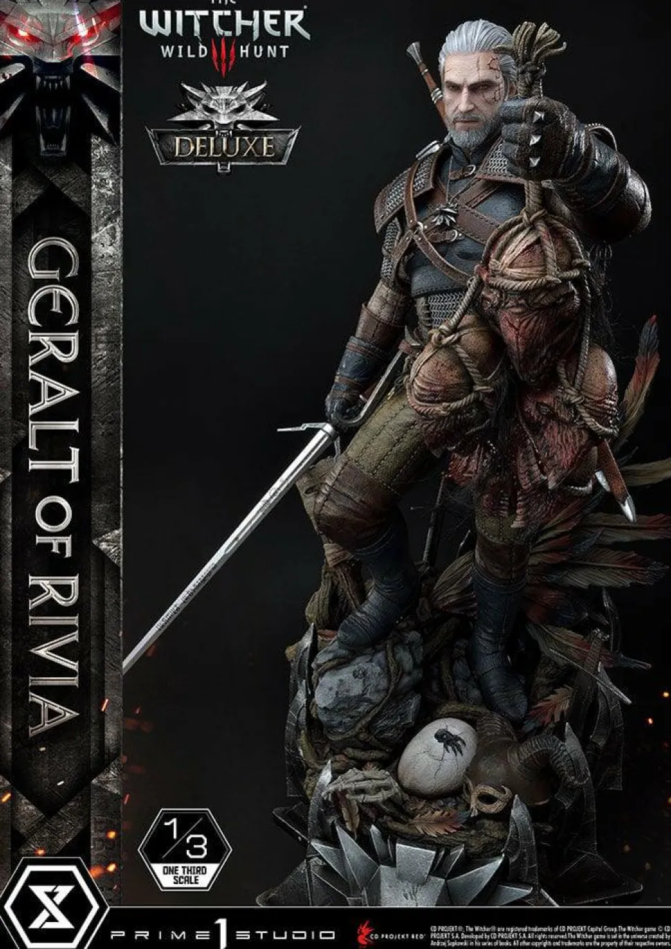 The Witcher 3: Wild Hunt - Geralt of Rivia Deluxe 1/3 Scale Statue (Int Sales Only)