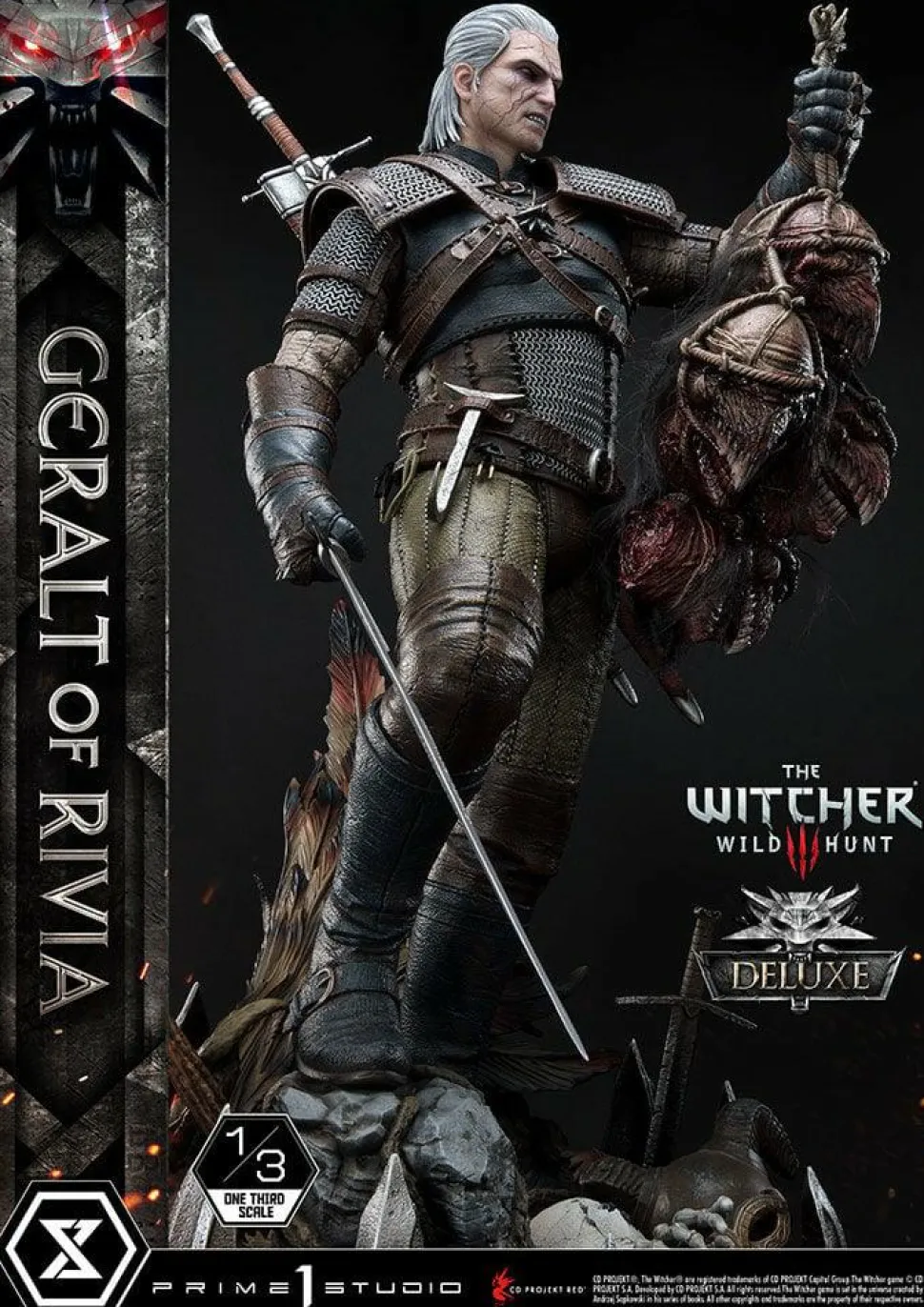 The Witcher 3: Wild Hunt - Geralt of Rivia Deluxe 1/3 Scale Statue (Int Sales Only)