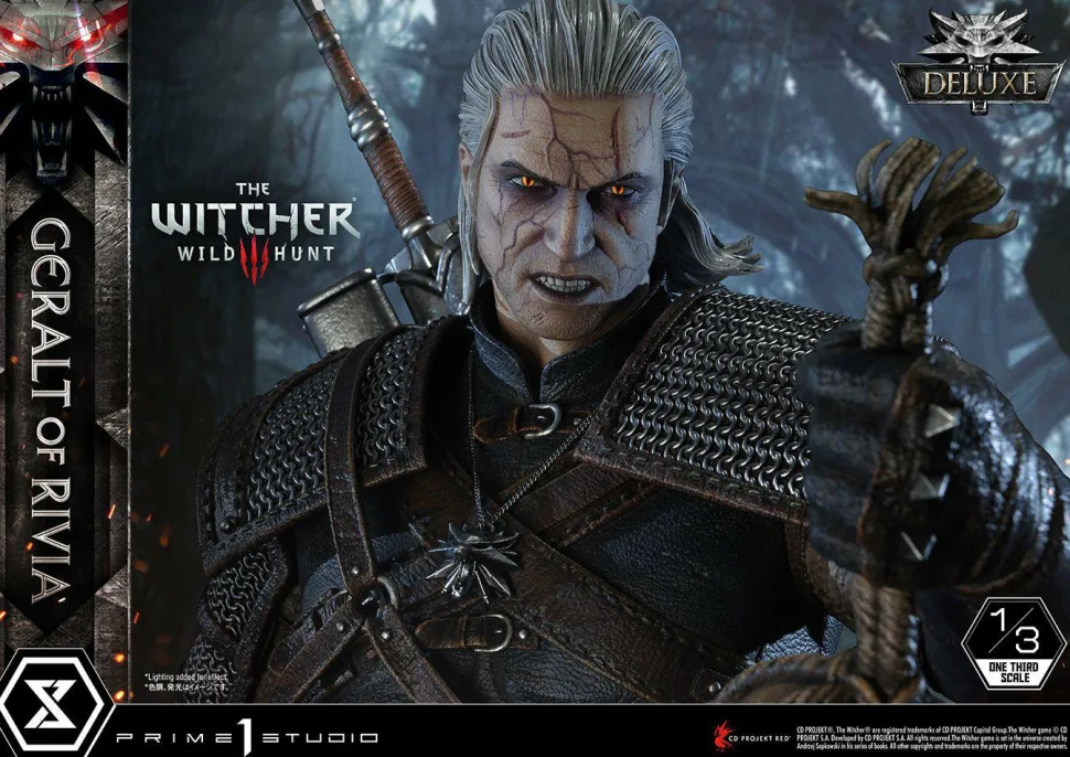 The Witcher 3: Wild Hunt - Geralt of Rivia Deluxe 1/3 Scale Statue (Int Sales Only)