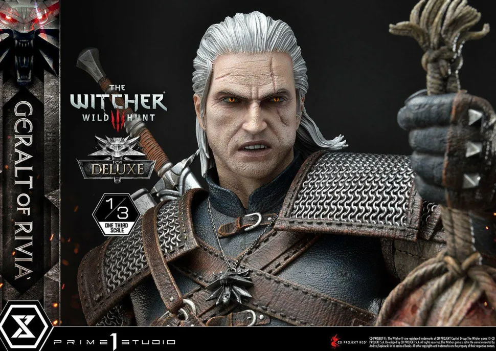 The Witcher 3: Wild Hunt - Geralt of Rivia Deluxe 1/3 Scale Statue (Int Sales Only)