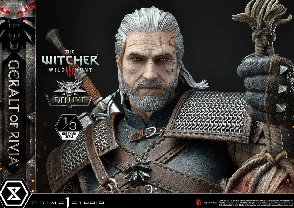 The Witcher 3: Wild Hunt - Geralt of Rivia Deluxe 1/3 Scale Statue (Int Sales Only)