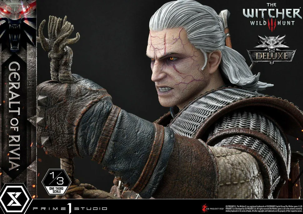 The Witcher 3: Wild Hunt - Geralt of Rivia Deluxe 1/3 Scale Statue (Int Sales Only)
