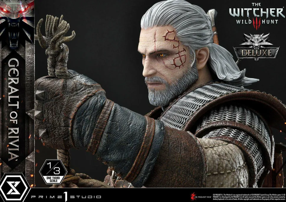 The Witcher 3: Wild Hunt - Geralt of Rivia Deluxe 1/3 Scale Statue (Int Sales Only)