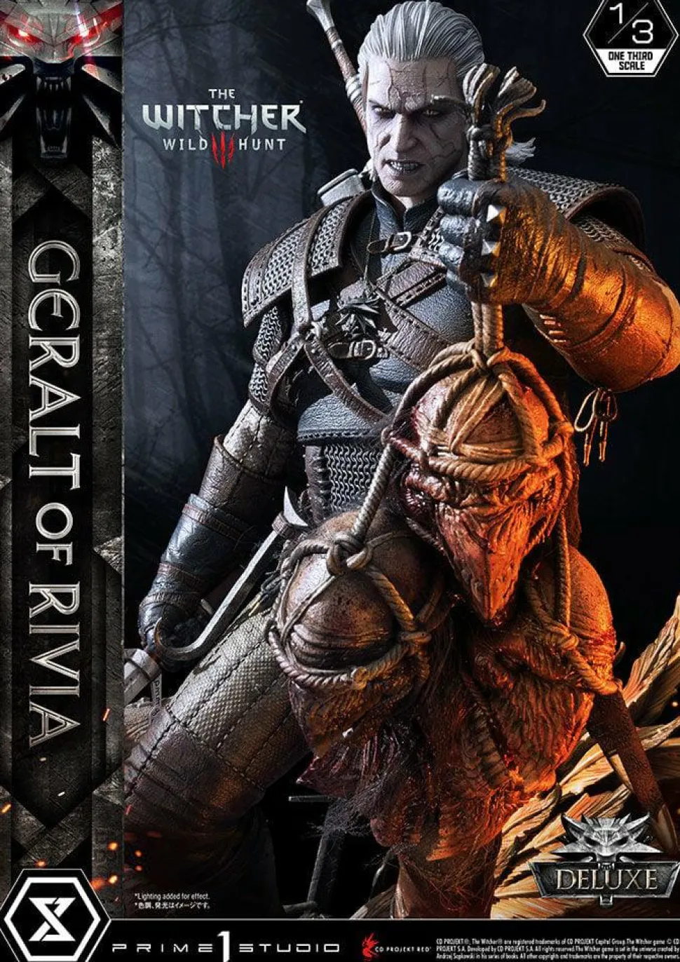 The Witcher 3: Wild Hunt - Geralt of Rivia Deluxe 1/3 Scale Statue (Int Sales Only)