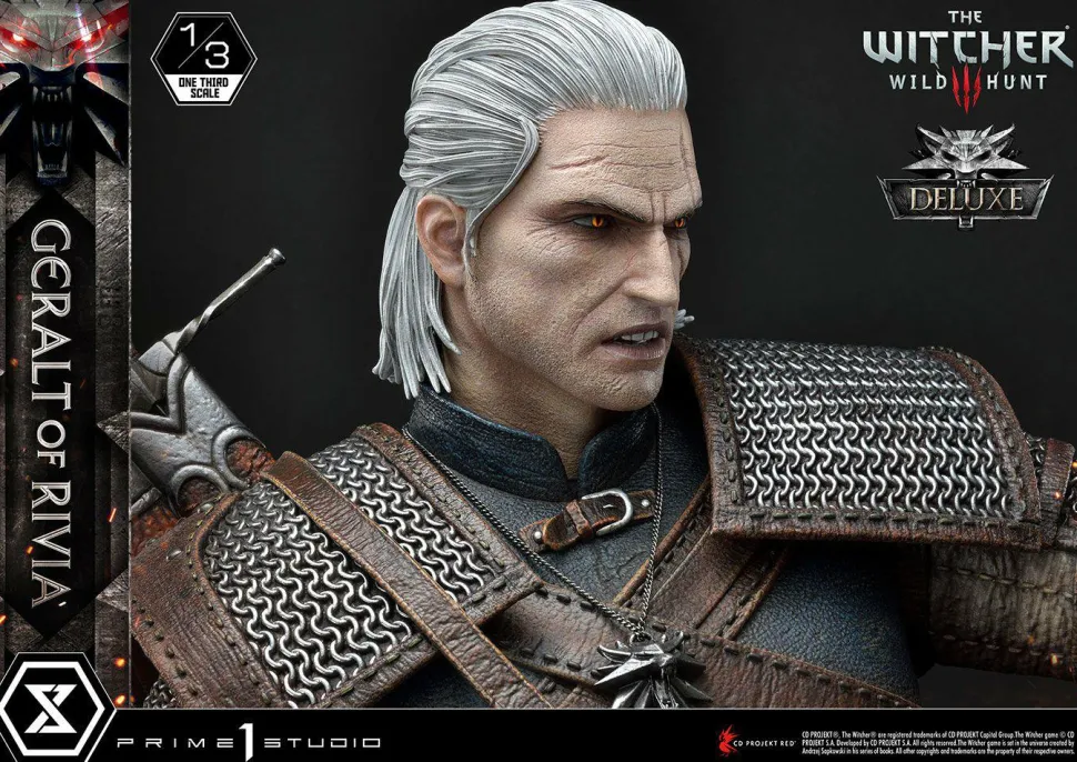 The Witcher 3: Wild Hunt - Geralt of Rivia Deluxe 1/3 Scale Statue (Int Sales Only)