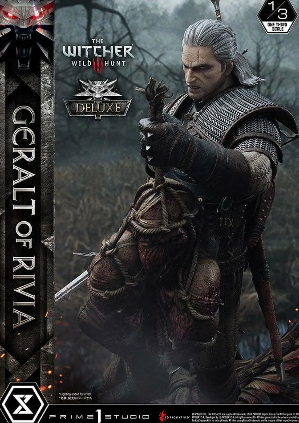The Witcher 3: Wild Hunt - Geralt of Rivia Deluxe 1/3 Scale Statue (Int Sales Only)