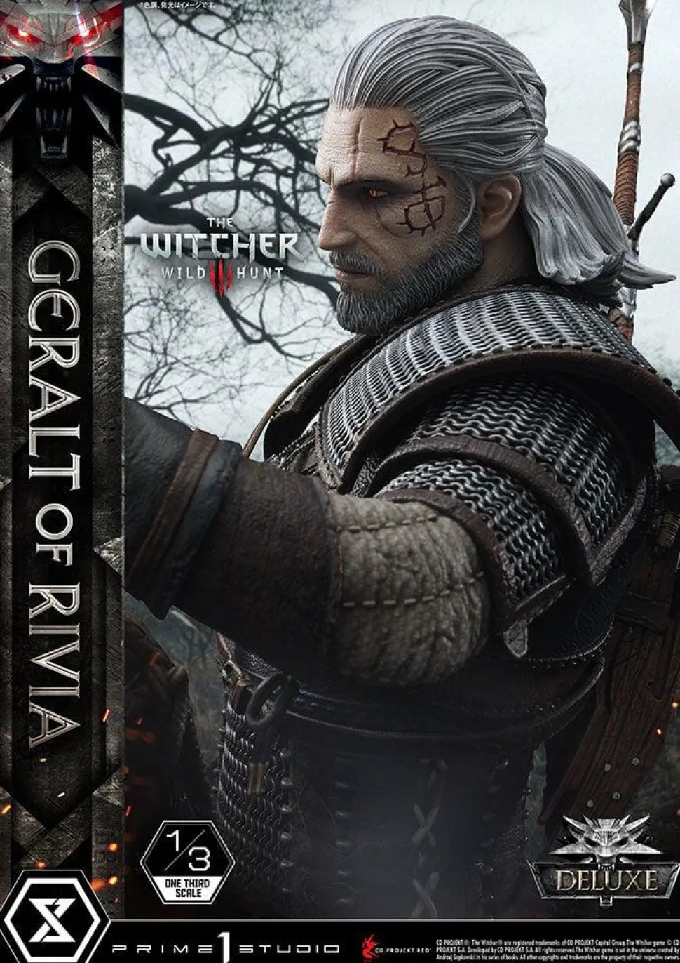The Witcher 3: Wild Hunt - Geralt of Rivia Deluxe 1/3 Scale Statue (Int Sales Only)