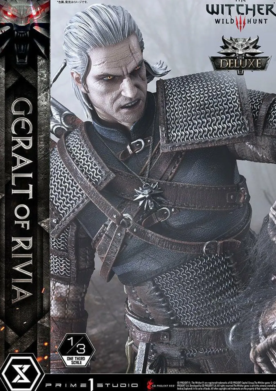 The Witcher 3: Wild Hunt - Geralt of Rivia Deluxe 1/3 Scale Statue (Int Sales Only)