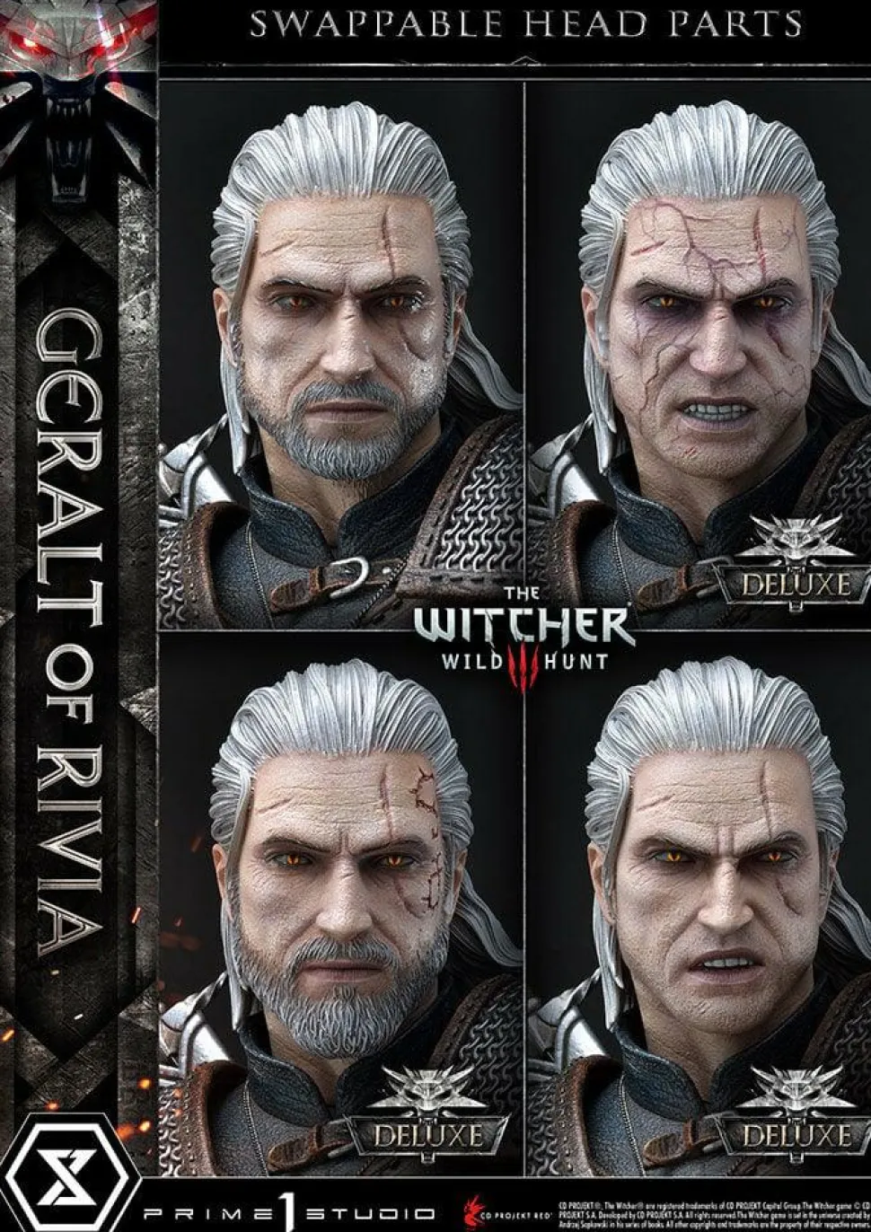 The Witcher 3: Wild Hunt - Geralt of Rivia Deluxe 1/3 Scale Statue (Int Sales Only)