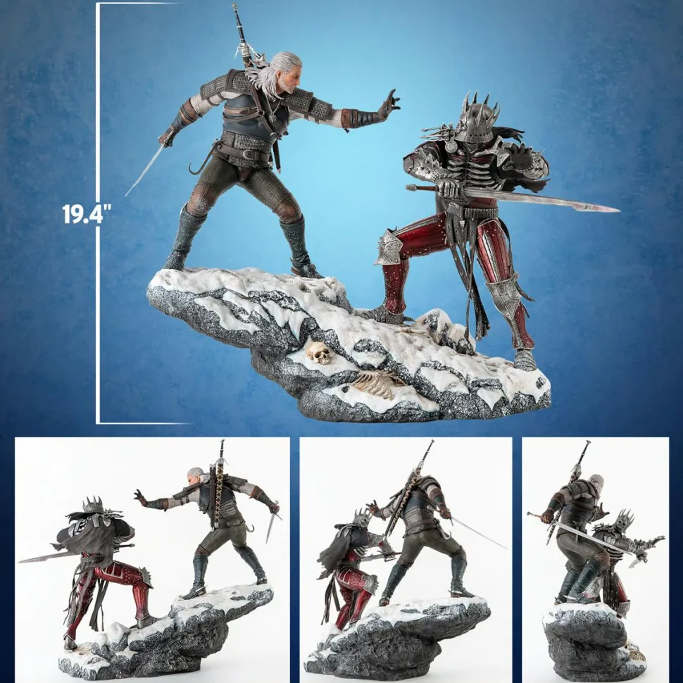 The Witcher 3: Wild Hunt - Geralt of Rivia vs. Eredin 1/6th Scale Diorama Statue