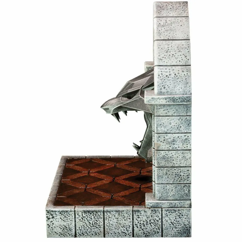 The Witcher 3: Wild Hunt - Wolf Sculpture 8” Resin Bookends