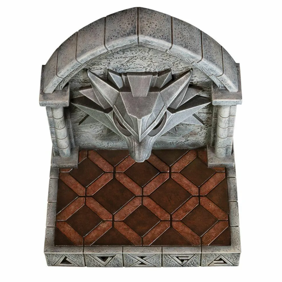 The Witcher 3: Wild Hunt - Wolf Sculpture 8” Resin Bookends