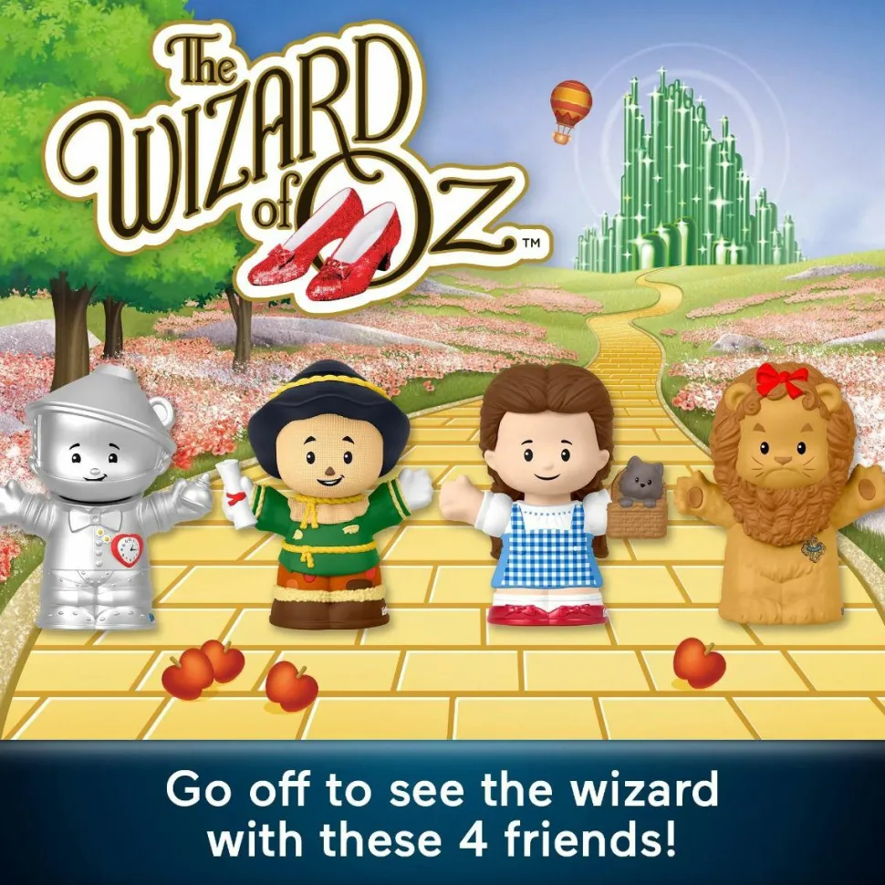 The Wizard of Oz (1939) - The Wizard of Oz 85th Anniversary Fisher-Price Little People Collector Figure 4-Pack