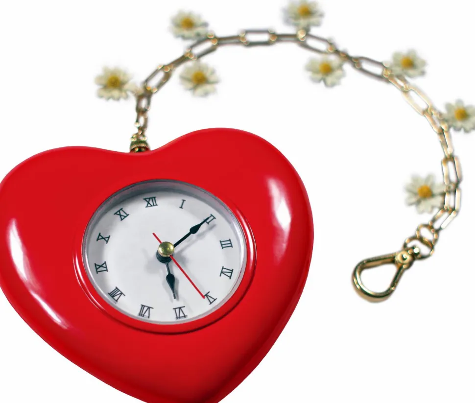 The Wizard of Oz - Tin Man Heart-Shaped Clock Prop Replica