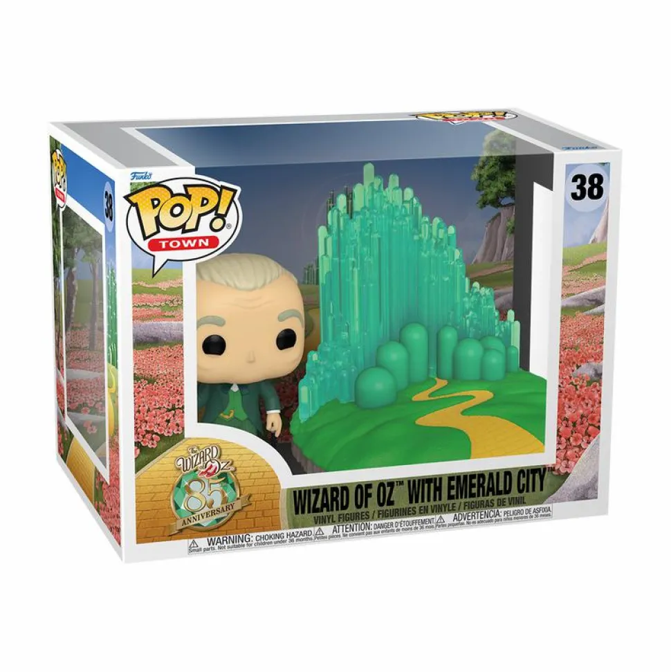 The Wizard of Oz - Wizard of Oz With Emerald City Pop! Town Vinyl Figure