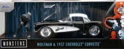 The Wolfman (1941) - Wolfman & 1957 Chevrolet Corvette Hollywood Rides 1/24th Scale Die-Cast Vehicle Replica