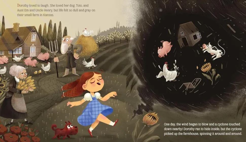 The Wonderful Wizard of Oz - Lit for Little Hands: An Activity Board Book Hardcover