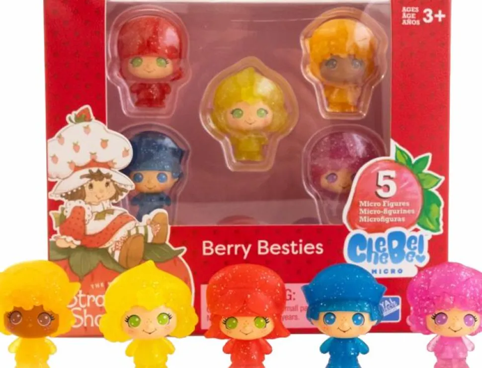 The World of Strawberry Shortcake - Berry Besties CheeBee! Micro 1.5" Figure 5-Pack (2024 SDCC Exclusive)