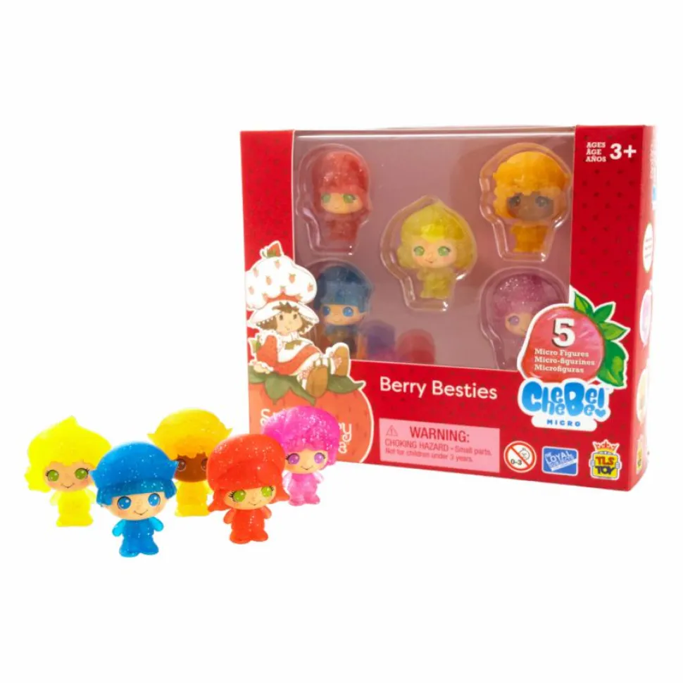 The World of Strawberry Shortcake - Berry Besties CheeBee! Micro 1.5" Figure 5-Pack (2024 SDCC Exclusive)
