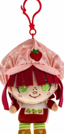 The World of Strawberry Shortcake (1980) - Strawberry Shortcake Cheebee Scented 4" Backpack Clip-On Plush