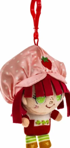 The World of Strawberry Shortcake (1980) - Strawberry Shortcake Cheebee Scented 4" Backpack Clip-On Plush