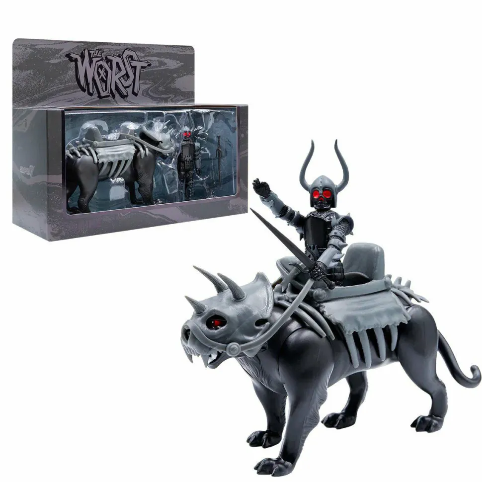 The Worst - The Four Worstmen of the Apocalypse Black Falcon & Famine Puma ReAction 3.75” Action Figure 2-Pack