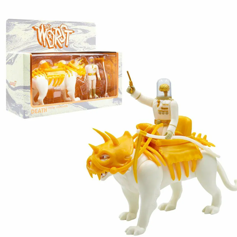 The Worst - The Four Worstmen of the Apocalypse Cortex Commander & Death Cat ReAction 3.75” Action Figure 2-Pack