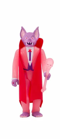 The Worst - Valentine’s Day Batula Pink Glow-in-the-Dark ReAction 3.75” Action Figure
